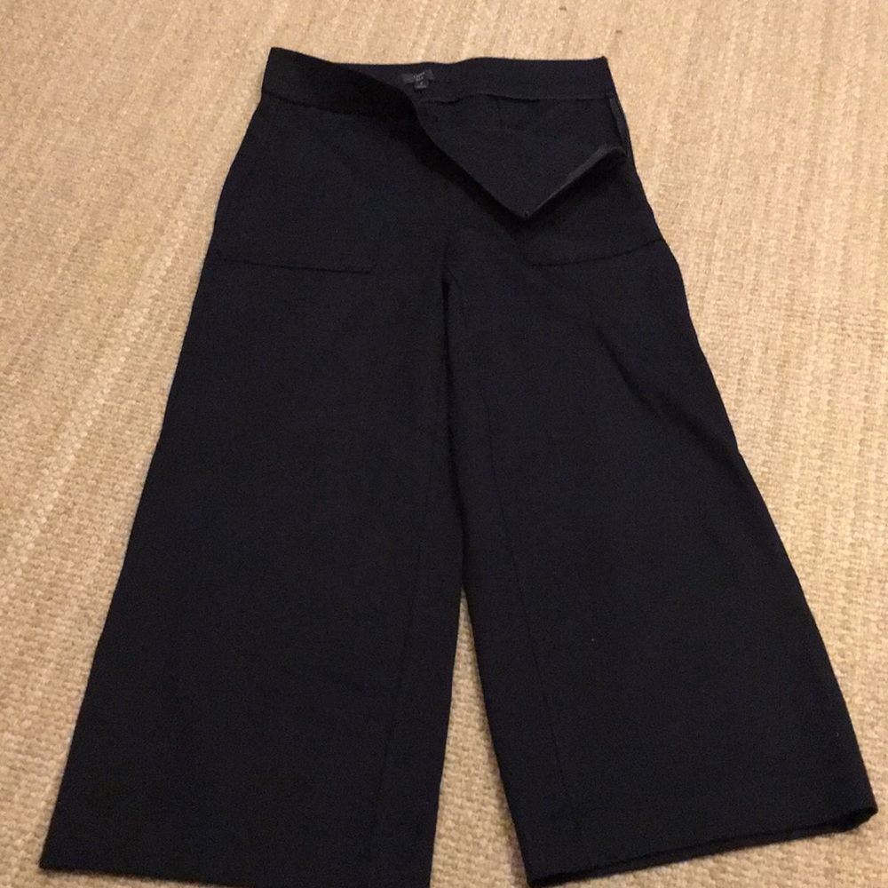 J. Crew 365 Black Culottes